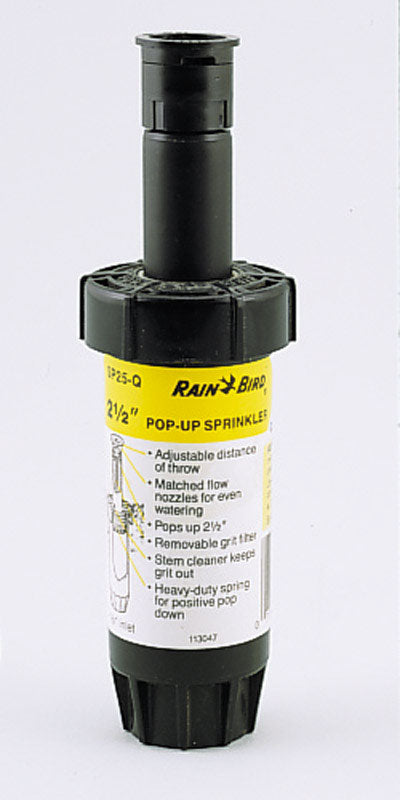 Rain Bird Sure Pop 2-1/2 in. H Quarter-Circle Sprinkler Spray Head 15 ft.