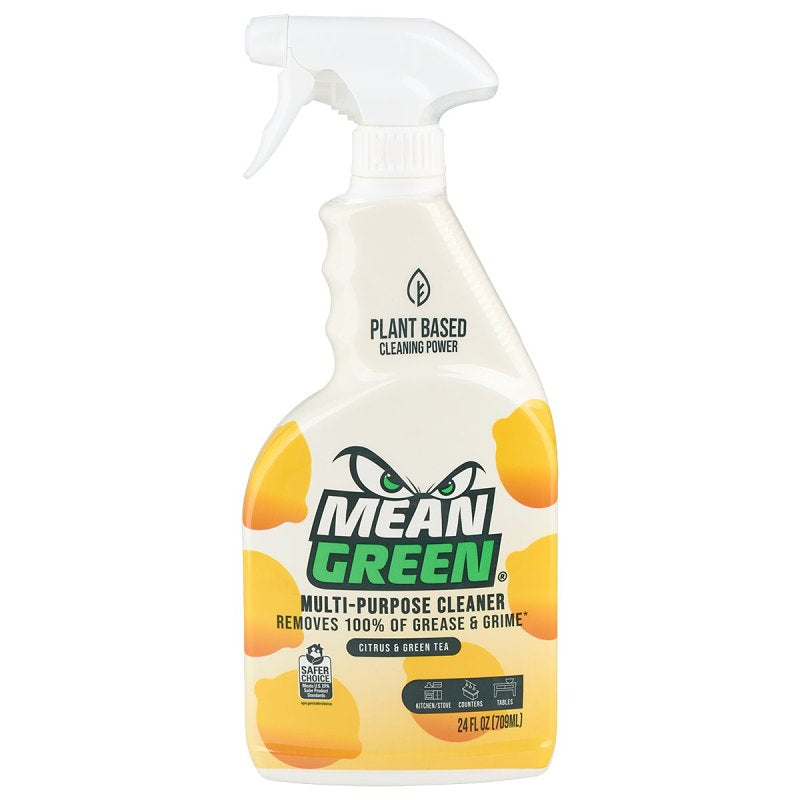 Shell Bag Cleaner Mean Green 392515 Multi-Purpose Cleaner, 24 oz, Liquid, Citrus, Green ...