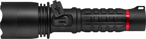 Coast 31208 Focusing Flashlight, 5000 mAh, AAA Battery, Alkaline, ZX955 ZITHION-X Battery, Flood, Spot Beam