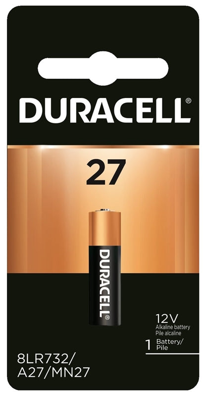 Duracell MN27BPK Alkaline Battery, 12 V, MN27