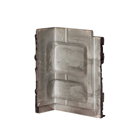 DuraKwik Stone 310ATC Siding Corner, 13 in L, 10 in W, 4 in Thick, Interlocking Edge, Stacked Stone Profile