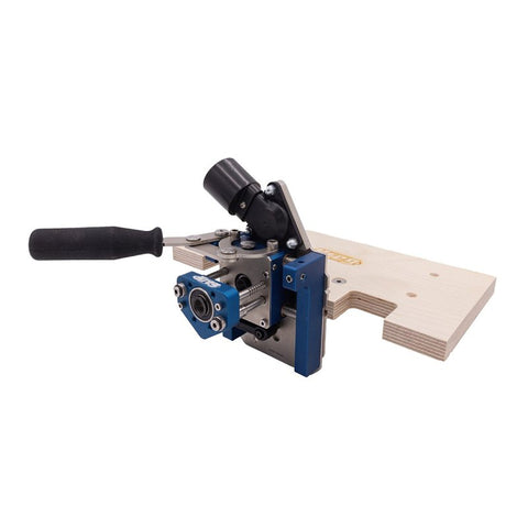 Kreg MortiseMate Series KLTJ100 Loose Tenon Jig, 1/2 to 1-1/2 in THK Clamping, Aluminum/Stainless Steel