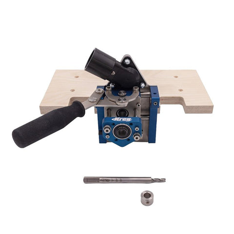 Kreg MortiseMate Series KLTJ100 Loose Tenon Jig, 1/2 to 1-1/2 in THK Clamping, Aluminum/Stainless Steel