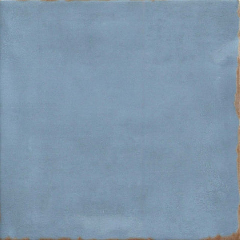Emser Tile Antigo Series F14ANTIOC0505P Ceramic Tile, 5 in L Tile, 5 in W Tile, Pressed Edge, Square Pattern, Ocean