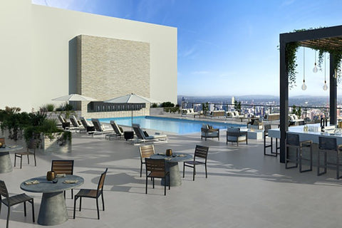 Emser Tile POTENZA F12POTEDO1224V Porcelain Tile, 12 in L Tile, 24 in W Tile, Pressed Edge, Dove
