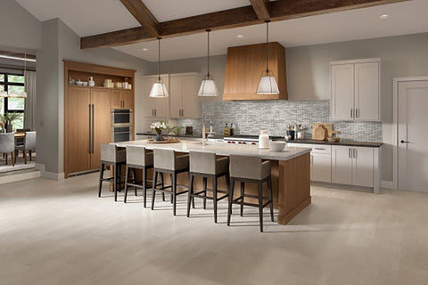 Emser Tile POTENZA F12POTEFA1224V Porcelain Tile, 12 in L Tile, 24 in W Tile, Pressed Edge, Fawn
