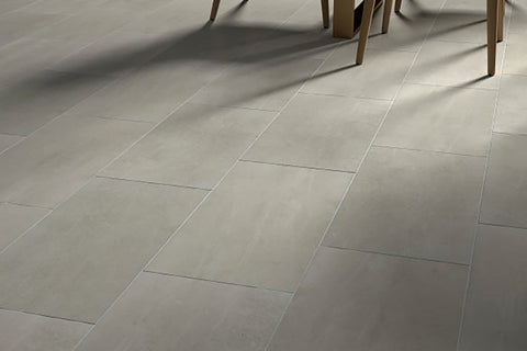 Emser Tile Potenza Series F12POTEGR1224V3 Porcelain Tile, 24 in L Tile, 12 in W Tile, Pressed Edge, Rectangular Pattern