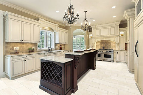 Emser Tile Potenza Series F12POTEIV1224V3 Porcelain Tile, 24 in L Tile, 12 in W Tile, Pressed Edge, Rectangular Pattern