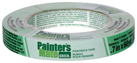 Painter's Mate 671394 Painter's Tape, 60 yd L, 0.7 in W, Green