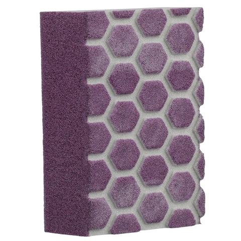 Pro Grade Precision DCDA120-PGP-2T 3-in-1 Sanding Sponge, 2-1/2 in L, 4-1/2 in W, 120 Grit, Medium