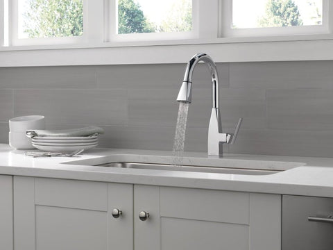 Peerless Xander Series P7919LF-1.0 Pull-Down Kitchen Faucet, 1 gpm, 1-Handle, 1, 3-Faucet Hole, Zinc, Chrome