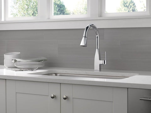 Peerless Xander Series P7919LF-1.0 Pull-Down Kitchen Faucet, 1 gpm, 1-Handle, 1, 3-Faucet Hole, Zinc, Chrome