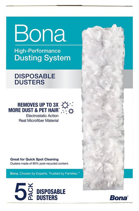 Bona AX0003683 Duster Refill, 11 in W Head, Microfiber Head