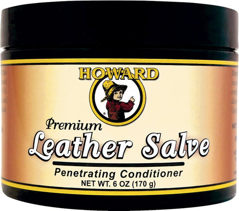 Howard LS0006 Leather Salve, Paste, Brown/Yellow, Orange, 6 oz