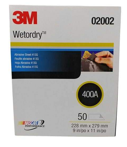 ABRASIVE SHEET 400AGRIT 9X11IN, Pack of 50