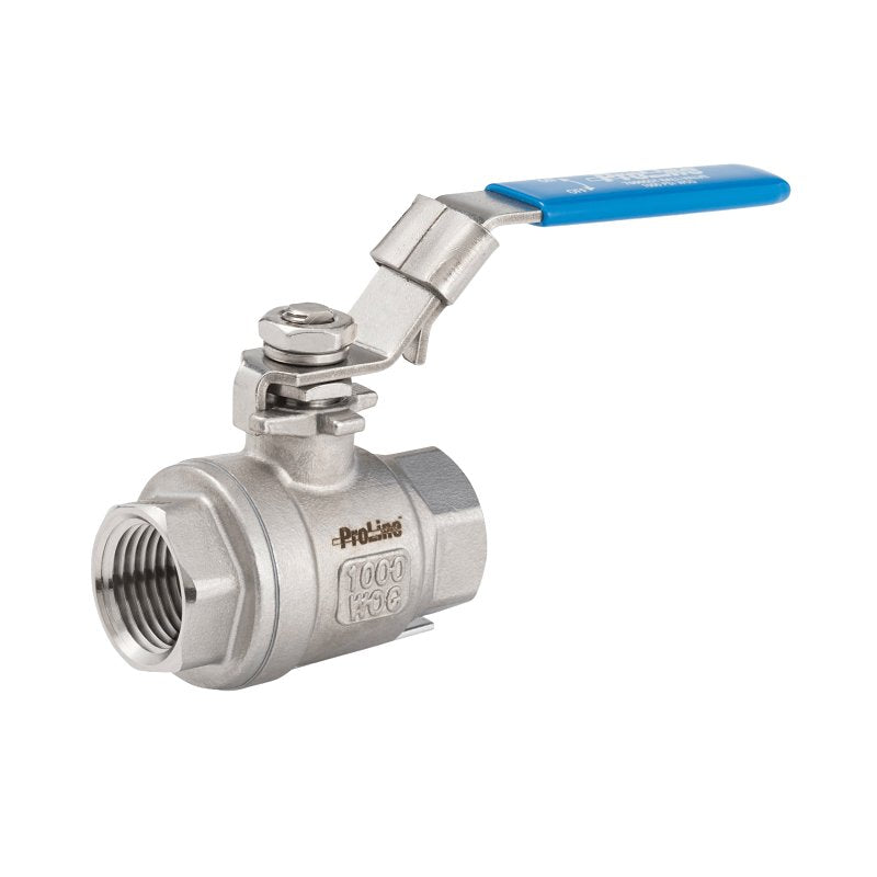 ProLine Series 7690SST Series 107-713SS Ball Valve, 1/2 in Connection ...