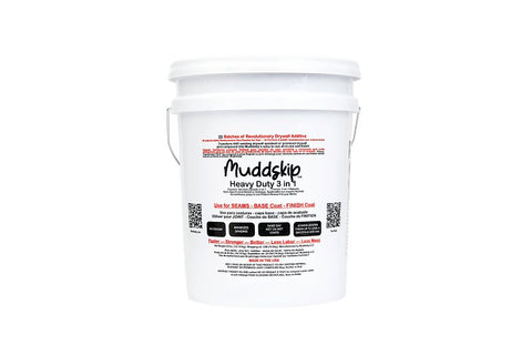 Muddskip MSHD5627 Heavy-Duty Basecoat Drywall Additive, 5 gal Bucket