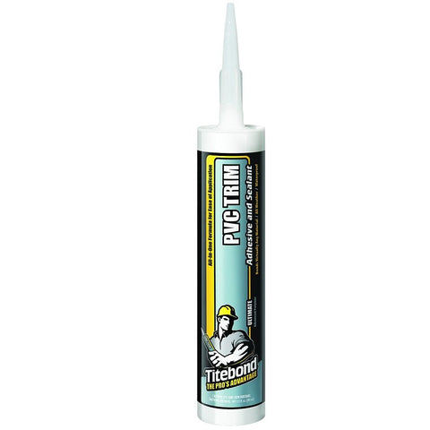 Titebond 6401 Trim Adhesive and Sealant, 9.5 oz Cartridge
