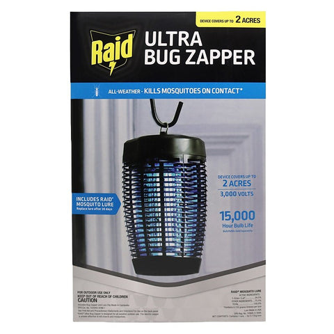 Raid Bug Zapper Racket RAID ULTRA BUG ZAPPER W/ OCTEN – Shell Lumber and Hardware
