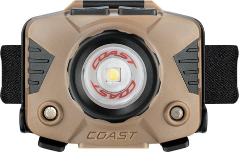 Coast FLX7 Headlamp, AAA Battery, Alkaline Battery, LED Lamp, 700 Lumens (High), 110 Lumens (Low), 370 Lumens (Medium)