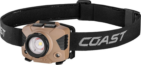 Coast FLX7 Headlamp, AAA Battery, Alkaline Battery, LED Lamp, 700 Lumens (High), 110 Lumens (Low), 370 Lumens (Medium)