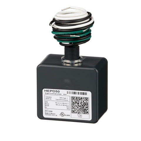 Square D HEPD50 Electronics Protective Device, 120/240 V, 50 kA, Pack of 3