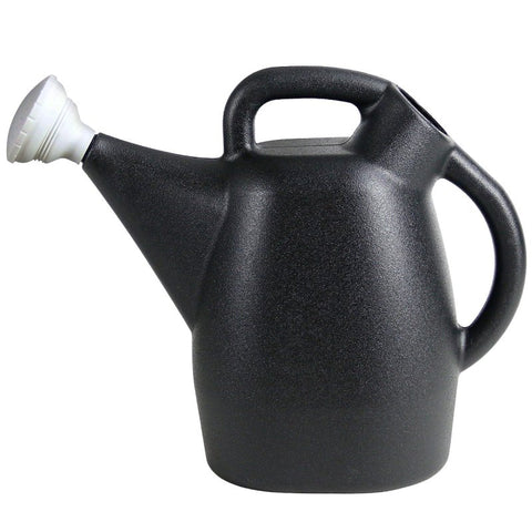 Chapin 47999 Watering Can, 2 gal Can, Plastic, Black, Pack of 8