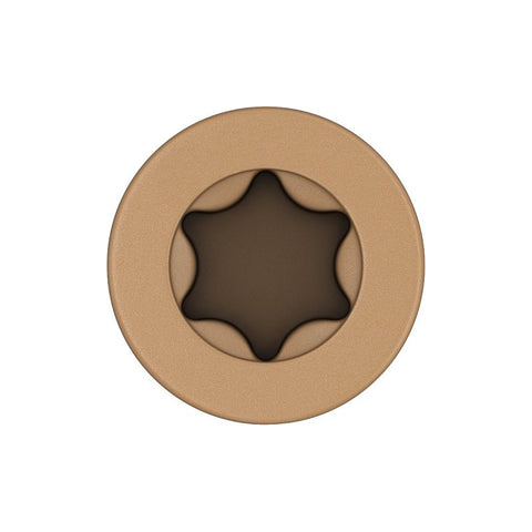 Camo 0376170 Deck Screw, #10 Thread, 3 in L, Coarse Thread, Countersink Head, Star Drive, Type 17 Slash Point