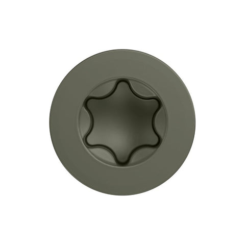 Camo 0341209 Deck Screw, #10 Thread, 4 in L, Coarse Thread, Bugle Head, Torx Drive, Type 17 Slash Point, Carbon Steel