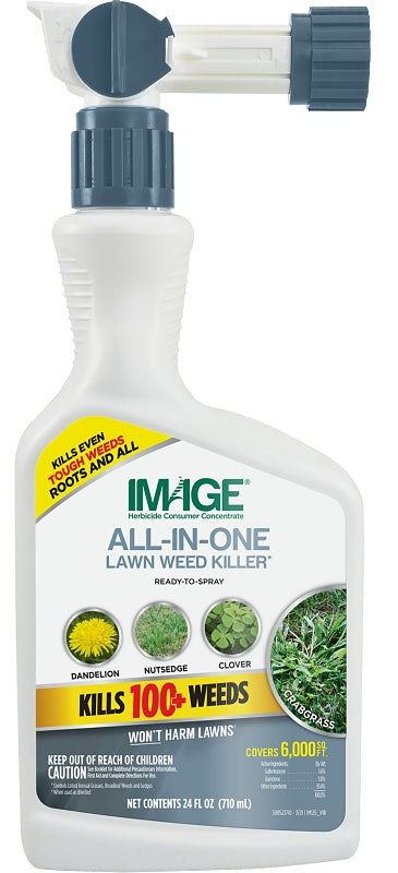 IMAGE 100523494 Weed Killer, Liquid, Amber, Spray Application, 24 oz, Mild Chemical