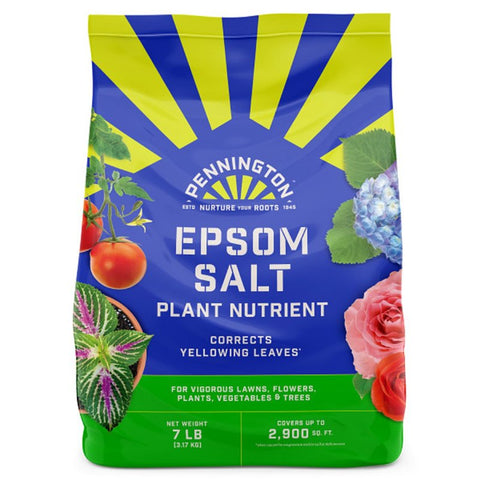 Pennington 397606 Epsom Salt Plant Nutrient, 7 lb Bag, Solid