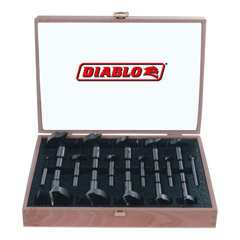 Diablo FB-100 Forstner Bit Set, 16-Piece, HSS