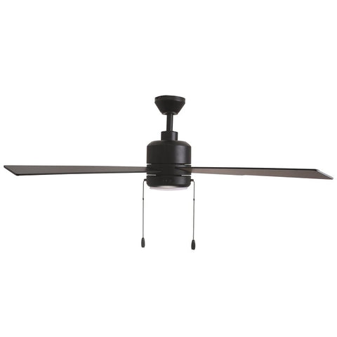 Boston Harbor S2501018-2-MBK Indoor Ceiling Fan, 52 in Sweep