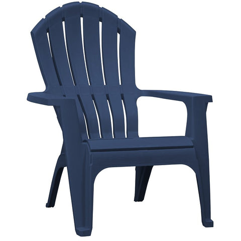 Adams RealComfort 263978 Adirondack Chair, 30 in W, 34 in D, 37-1/2 in H, Polypropylene Seat, Polypropylene Frame, Pack of 4