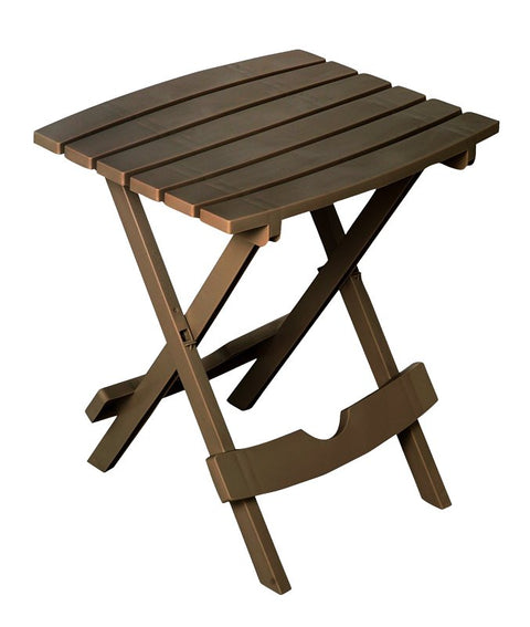 FOLDING SIDE TABLE EARTH BROWN, Pack of 4