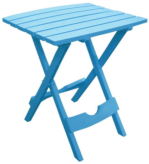FOLDING SIDE TABLE POOL BLUE, Pack of 4