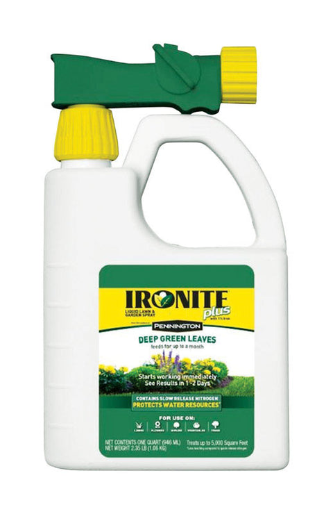 Pennington Ironite Plus Lawn and Garden Spray All Seasons All Grass Types 5000 sq. ft. Liquid