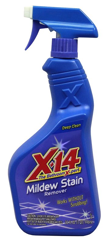 X-14 260764 Mildew Stain Remover, 1 qt Spray Bottle