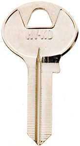 Hy-Ko 11010CO106 Key Blank, Brass, Nickel, For: Corbin Russwin Cabinet, House Locks and Padlocks, Pack of 10