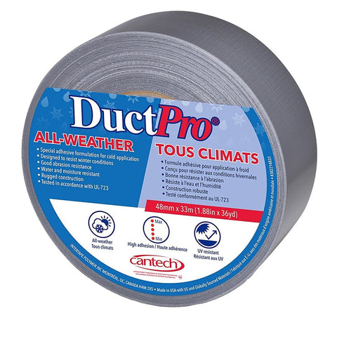DUCT TAPE POLYE SILVER 48MMX3M