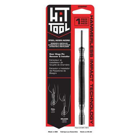 Hit Tool DHPPHF Door Hinge Pin Remover and Installer, Steel, Black, Unfinished