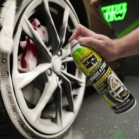Wipe New 372668 Fierce Wheel and Tire Cleaner, 20 oz Aerosol, Liquid, Solvent Like