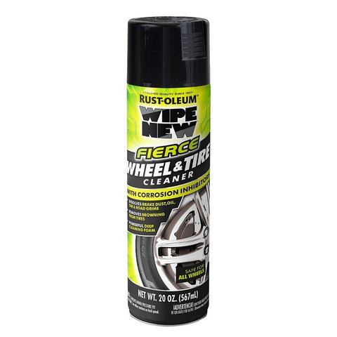 Wipe New 372668 Fierce Wheel and Tire Cleaner, 20 oz Aerosol, Liquid, Solvent Like