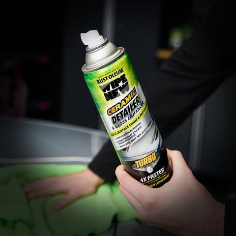 Wipe New 393327 Ceramic Detailer and Gloss Enhancer with Turbo Spray System, 17 oz Aerosol, Liquid, Solvent Like