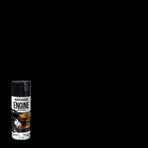 Rust-Oleum 363567 Engine Enamel, 11 oz, Liquid, Gloss Black
