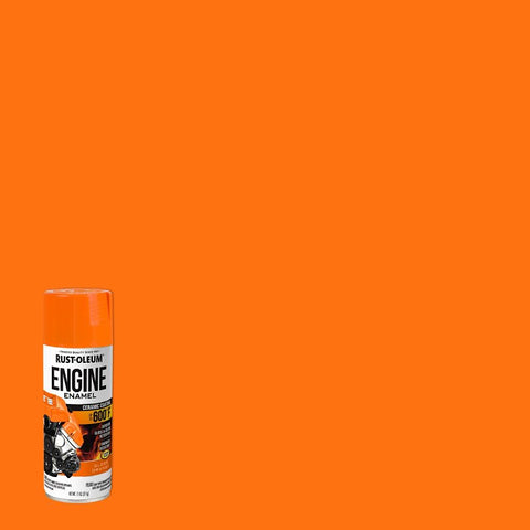 Rust-Oleum 363570 Engine Enamel, 11 oz, Liquid, Gloss Orange