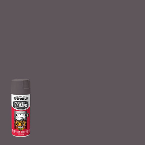 Rust-Oleum 363573 Engine Enamel, 11 oz, Liquid, Flat Gray