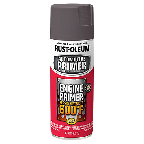 Rust-Oleum 363573 Engine Enamel, 11 oz, Liquid, Flat Gray