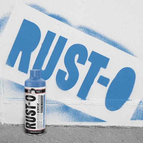 Rust-Oleum Rust-O 392200 Artist Paint, Matte, Comic Blue, 11 oz Aerosol Can