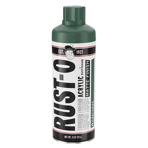 Rust-Oleum Rust-O 392204 Artist Paint, Matte, Wilderness, 11 oz Aerosol Can
